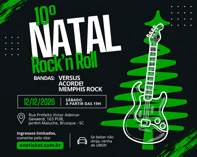 10ª Festa de Natal Rock’n Roll de 2026 