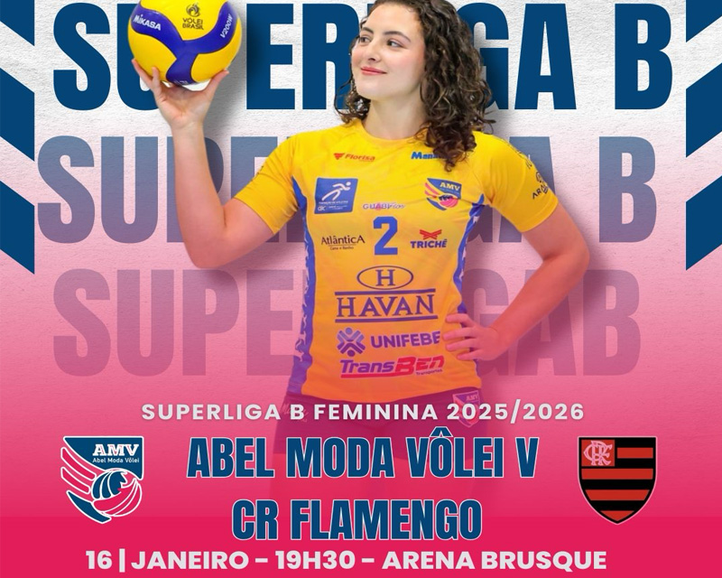 Abel Moda Vôlei vs CR Flamengo - Super Liga B Feminina de Vôlei 25/26